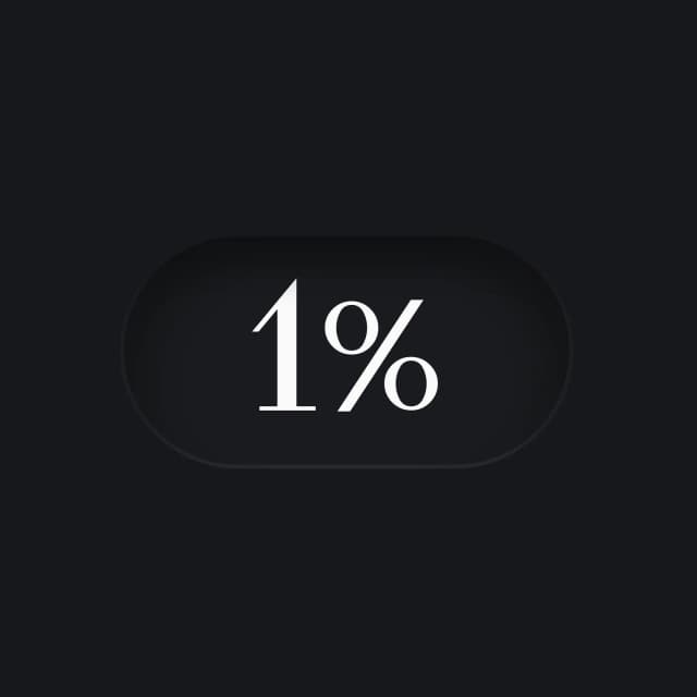 1%